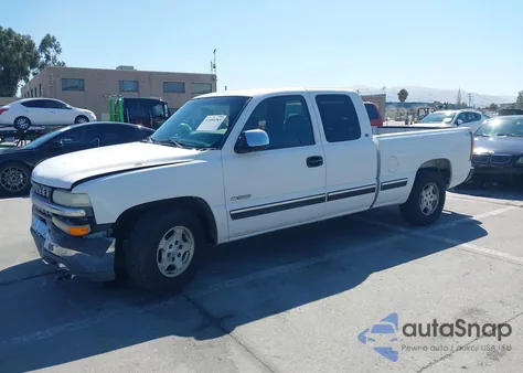 2000 Chevrolet Silverado 1500 Ls из США, поврежденный, VIN 2GCEC19T7Y1254546